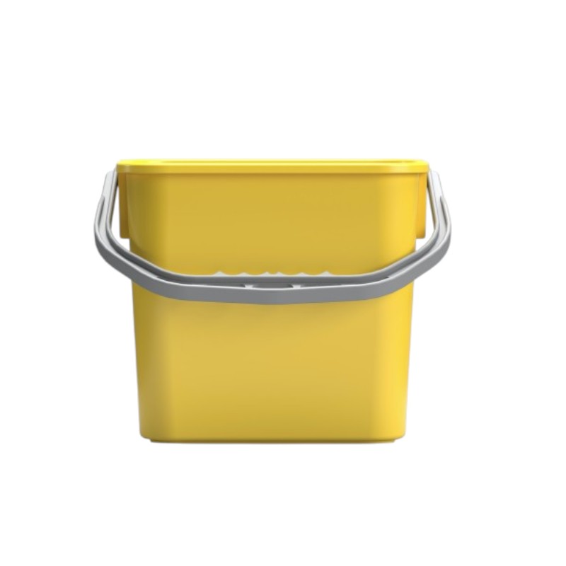 Emmer met handvat - Geel - 12 L